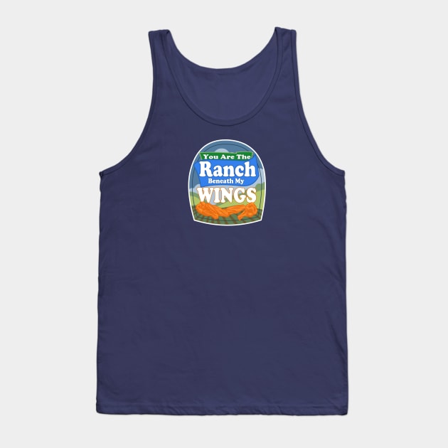 Ranch Beneath My Wings Tank Top by Radioactive Skeletons